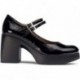 Mary Jane con tacco Wonders H-4960 Lady NEGRO