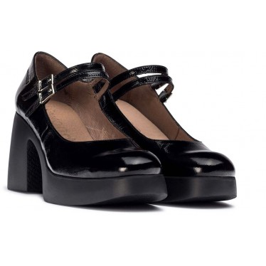 Mary Jane con tacco Wonders H-4960 Lady NEGRO
