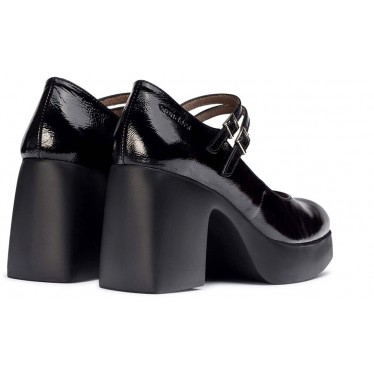Mary Jane con tacco Wonders H-4960 Lady NEGRO