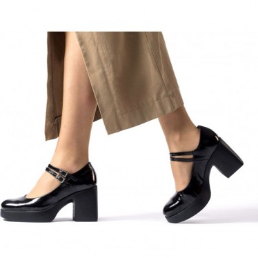 Mary Jane con tacco Wonders H-4960 Lady NEGRO