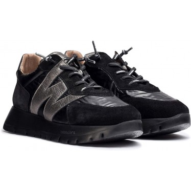 Scarpe da ginnastica Wonders A-2464 Odisei NEGRO