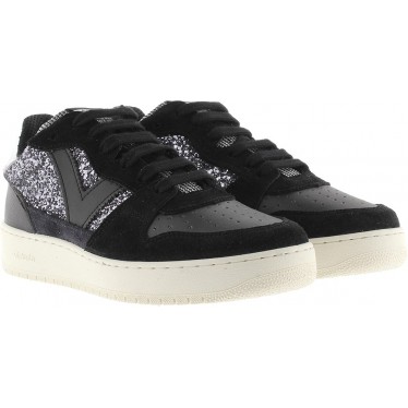 Scarpe da ginnastica Victoria 1258261 Madrid Glitter NEGRO