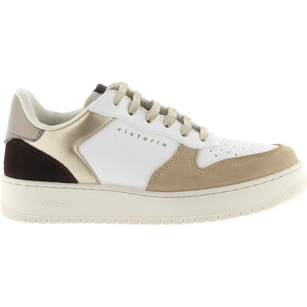 Sneakers Victoria 1258256 Madrid Camoscio e metallo PLATINO Sneakers Victoria 1258256 Madrid Camoscio e metallo PLATINO