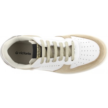 Sneakers Victoria 1258256 Madrid Camoscio e metallo PLATINO