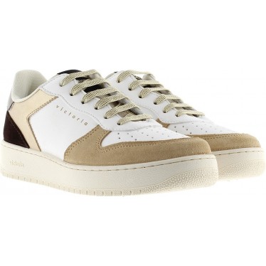 Sneakers Victoria 1258256 Madrid Camoscio e metallo PLATINO