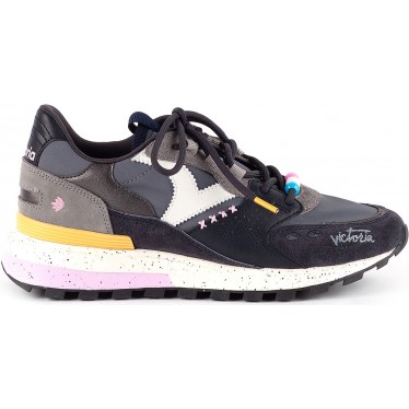 Scarpe da ginnastica Victoria 1156109 Luna in camoscio ANTRACITA