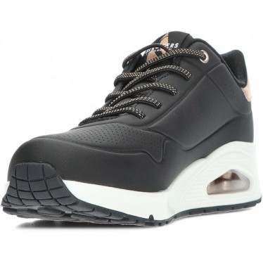 SKECHERS sneakers da donna 155196 luccicanti BLACK