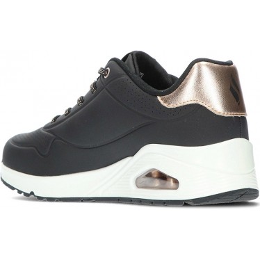 SKECHERS sneakers da donna 155196 luccicanti BLACK