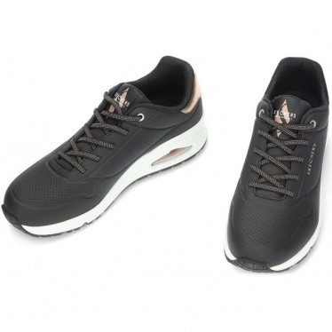 SKECHERS sneakers da donna 155196 luccicanti BLACK