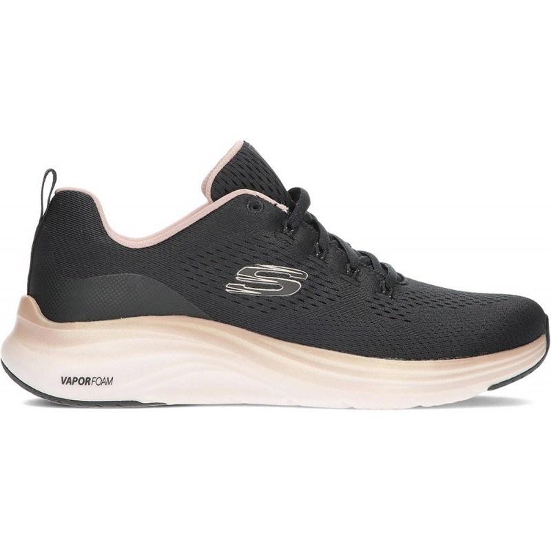 SKECHERS sneakers da donna 150025 mezzanotte NEGRO