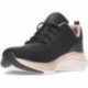 SKECHERS sneakers da donna 150025 mezzanotte NEGRO