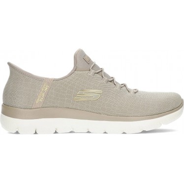 SKECHERS Slip-in Sneakers da Donna 150128 TAUPE