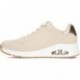 SKECHERS sneakers da donna 155196 luccicanti NATURAL