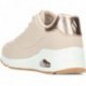 SKECHERS sneakers da donna 155196 luccicanti NATURAL