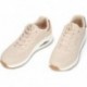 SKECHERS sneakers da donna 155196 luccicanti NATURAL