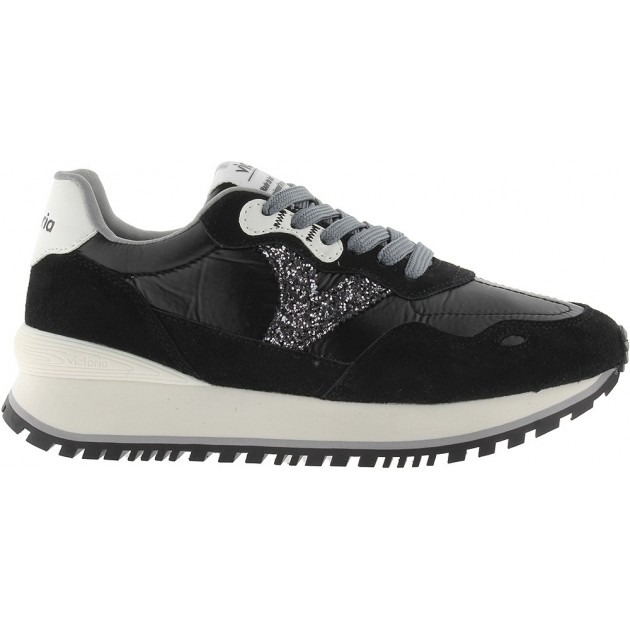 Sneakers finitura metallizzata VICTORIA Viento 1157102 NEGRO Sneakers finitura metallizzata VICTORIA Viento 1157102 NEGRO