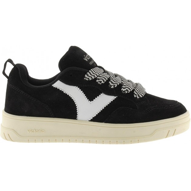 VICTORIA Seoul Scarpe da ginnastica oversize in pelle scamosciata 1257128 NEGRO VICTORIA Seoul Scarpe da ginnastica oversize in pelle scamosciata 1257128 NEGRO