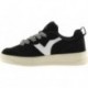 VICTORIA Seoul Scarpe da ginnastica oversize in pelle scamosciata 1257128 NEGRO