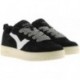 VICTORIA Seoul Scarpe da ginnastica oversize in pelle scamosciata 1257128 NEGRO