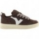 VICTORIA Seoul Scarpe da ginnastica oversize in pelle scamosciata 1257128 CHOCOLATE