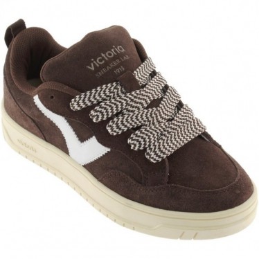 VICTORIA Seoul Scarpe da ginnastica oversize in pelle scamosciata 1257128 CHOCOLATE