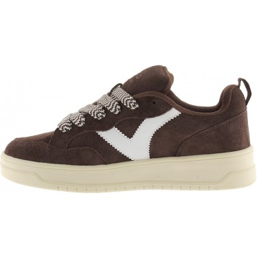 VICTORIA Seoul Scarpe da ginnastica oversize in pelle scamosciata 1257128 CHOCOLATE