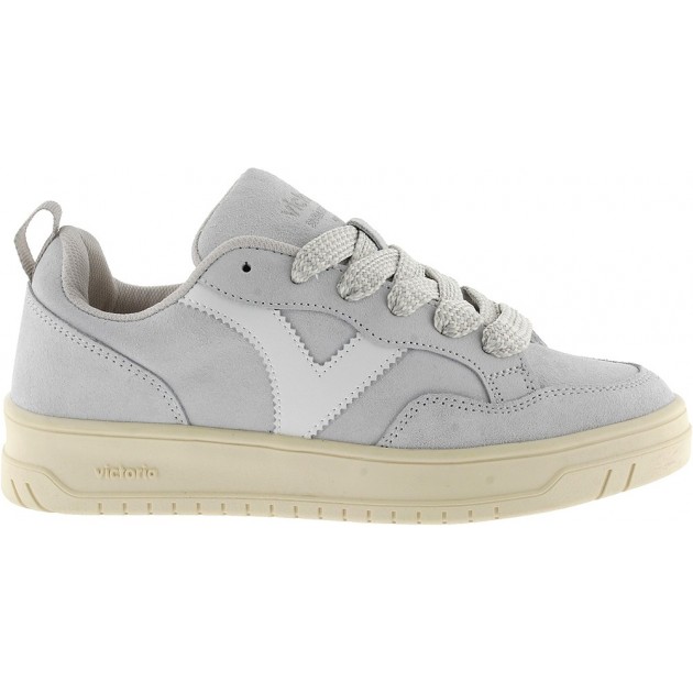 VICTORIA Seoul Scarpe da ginnastica oversize in pelle scamosciata 1257128 GRIS