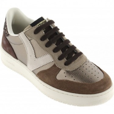 Sneaker Victoria 1258257 Madrid Metallica PLATINO