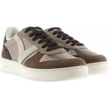 Sneaker Victoria 1258257 Madrid Metallica PLATINO