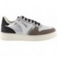Sneaker Victoria 1258257 Madrid Metallica PLATA