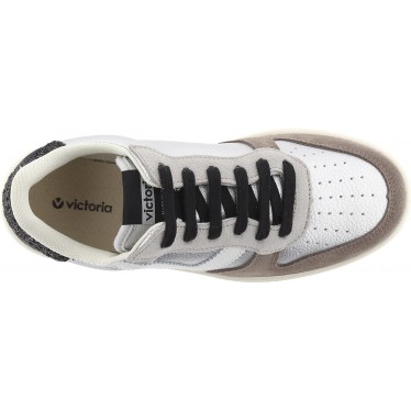Sneaker Victoria 1258257 Madrid Metallica PLATA
