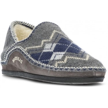 PANTOFOLE NORDIKAS CLASSIC CAB 3002 GRIS