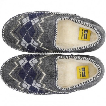 PANTOFOLE NORDIKAS CLASSIC CAB 3002 GRIS