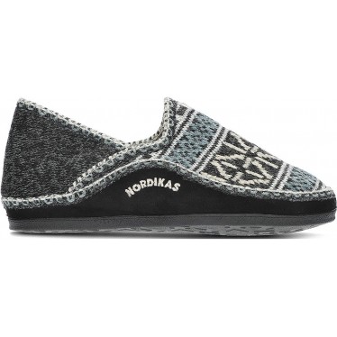 PANTOFOLE NORDIKAS CLASSIC CAB 3002 NEGRO