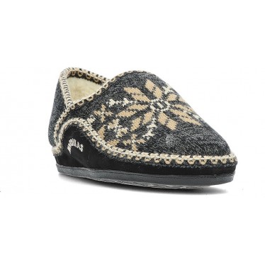 PANTOFOLE NORDIKAS CLASSIC CAB 3002 NEGRO_2