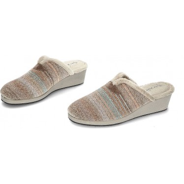 Pantofole da donna Garzón 175524 Fancywool TAUPE