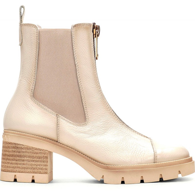 HISPANITAS Everest stivaletto con tacco largo HI243636 MILK_C002