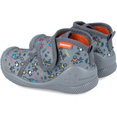Pantofole per bambini Biomecanics 241156 La mia famiglia GRIS