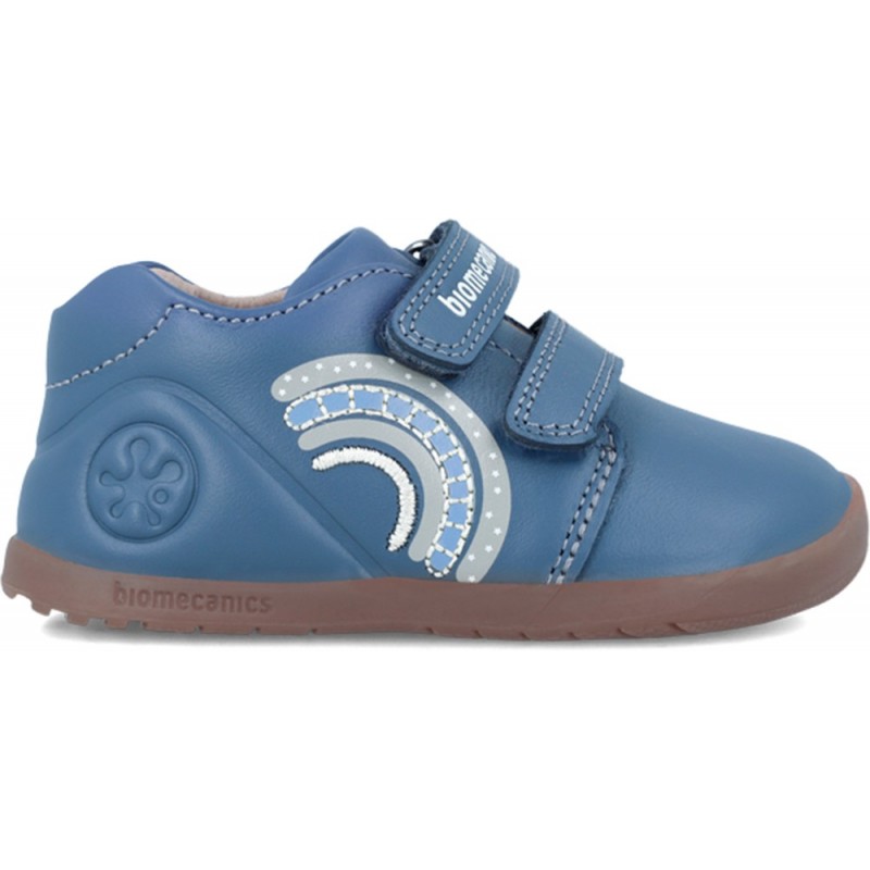 Sneakers da bambina Biomecanics 241162 Arcobaleno PETROL
