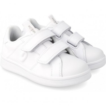 Sneaker scolastica da ragazzo Garvalín 231750 Cool BLANCO_C050