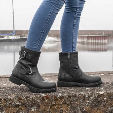 STIVALE PANAMA JACK FELINA IGLOO BLACK_B18