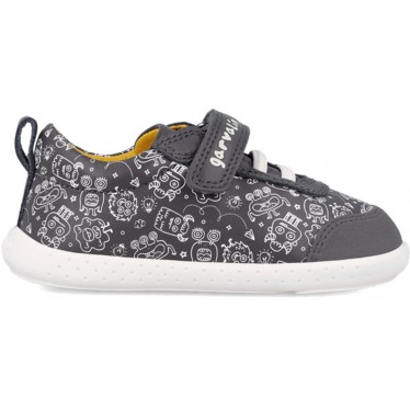 Sneakers da bambina Garvalín 241305 Respectful Print ANTRACITA