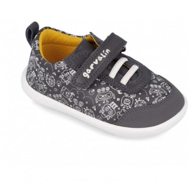 Sneakers da bambina Garvalín 241305 Respectful Print ANTRACITA