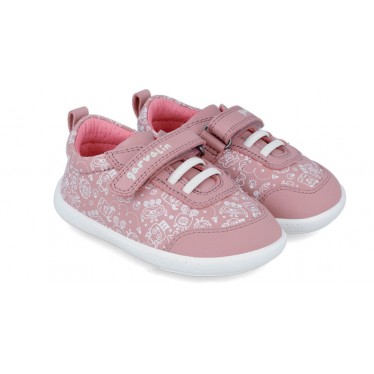 Sneakers da bambina Garvalín 241305 Respectful Print KISS