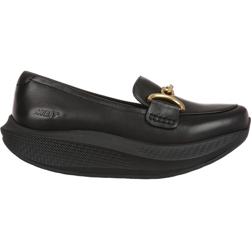 Mocassini da donna MBT 703317 Nona BLACK