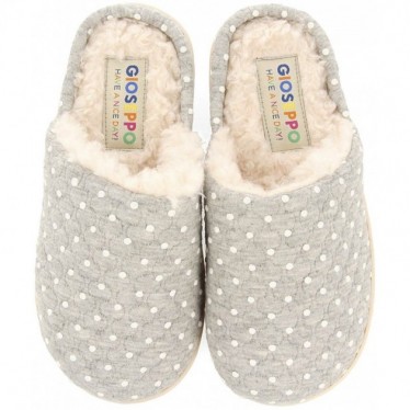 Pantofole a pois GIOSEPPO LYSANDER 73110 GRIS