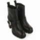 Stivali stile biker con tacco GIOSEPPO SIOFOK 73400 NEGRO