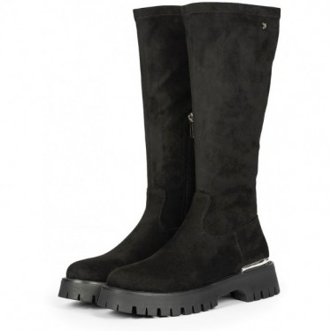 GIOSEPPO ENYING stivali in velluto 73203 NEGRO