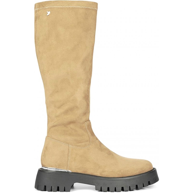 GIOSEPPO ENYING stivali in velluto 73203 TAUPE