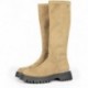 GIOSEPPO ENYING stivali in velluto 73203 TAUPE